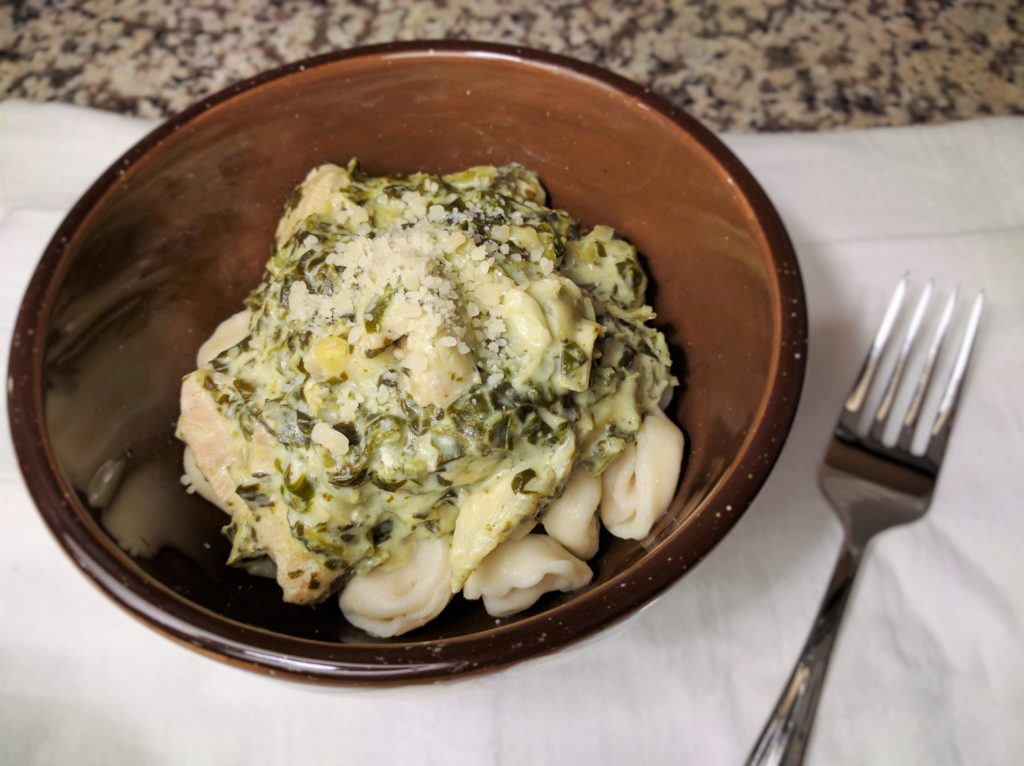 Crock Pot Spinach and Artichoke Chicken | thegreengiraffeeats.com