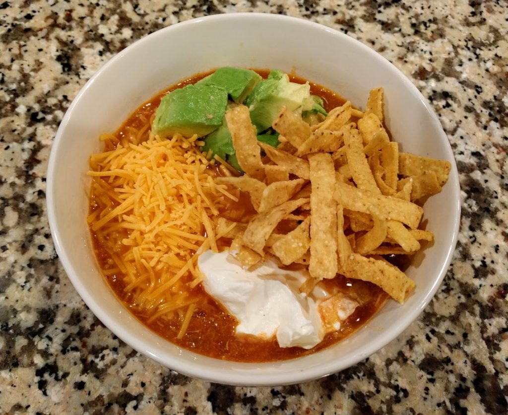 thegreengiraffeeats.com | Clean Eats Crock-Pot Chicken Tortilla Stew