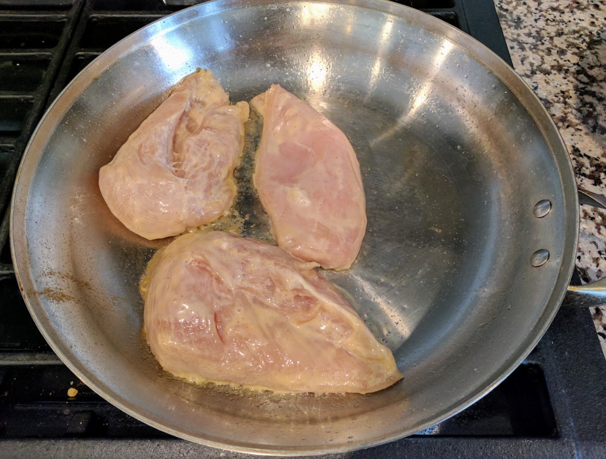 Honey Mustard Chicken with White Wine Pan Sauce | thegreengiraffeeats.com